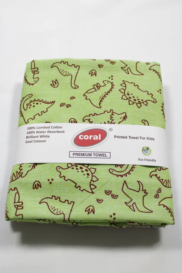 Pack_Of_2_Light_Green_Printed_Bath_Towel_For_Kids