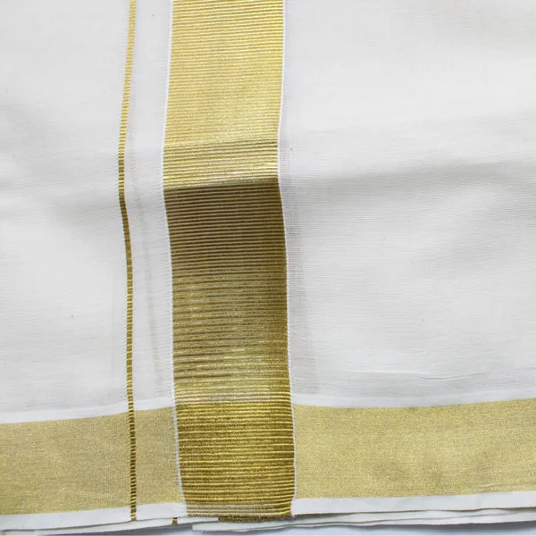 Cream_Gold_Cotton_Men'S_Double_Balaramapuram-Kodi-Double_Mundu-Jari-Dhothi-4_Mtr