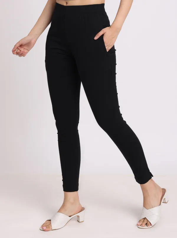 Black_Rayon_Chudhidar_Pant_For_Women