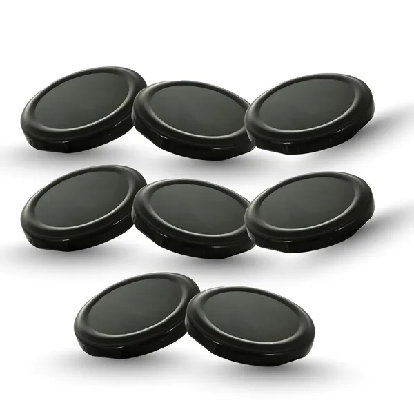 8-Piece_Black_Glass_Jar_Lids_Only_82mm_For_82_mm_Mouth_Jars
