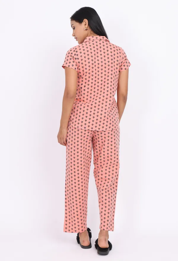 Coral_Pure_Cotton_Ladies_Night_Dress_For_Adult