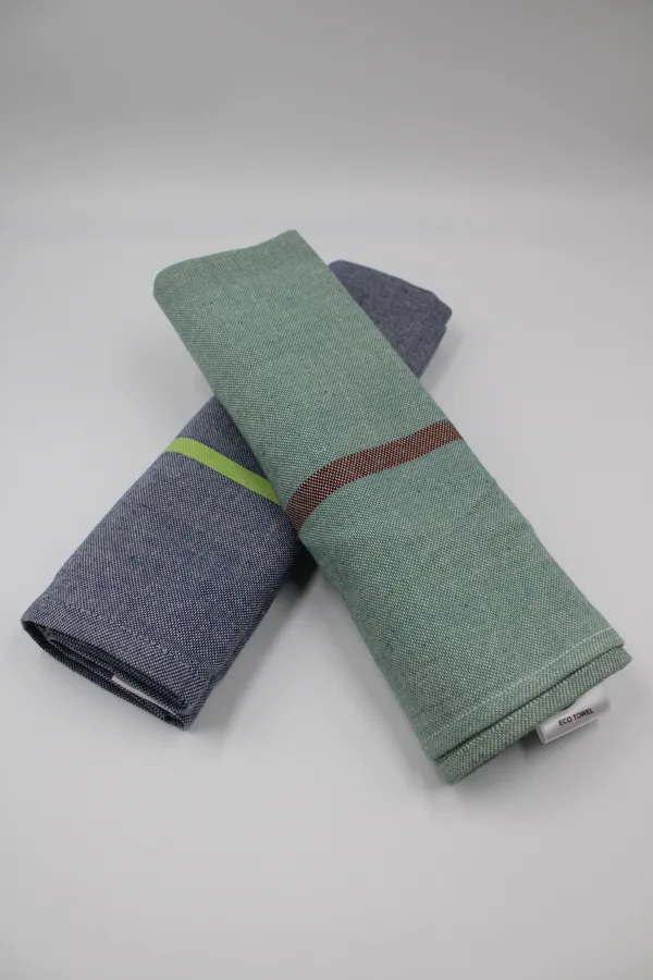 Pack_Of_2_Gray_&_Green_Pure_Cotton_Bath_Towel_Pack_For_Adult