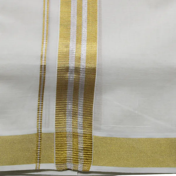 Cream_Silver_Cotton_Men'S_Double_Balaramapuram-Kodi-Double_Mundu-Jari-Dhothi-4_Mtr