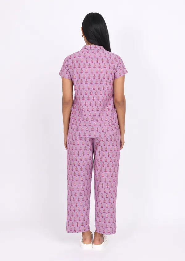 Purple_Pure_Cotton_Ladies_Night_Dress_For_Adult