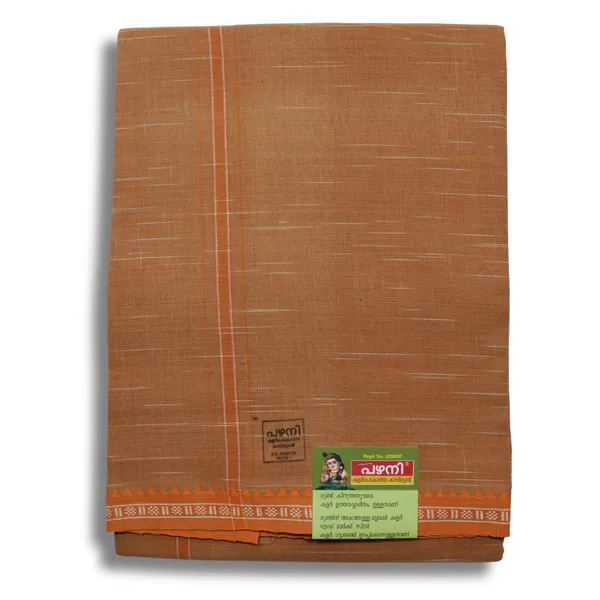 Cotton_Men'S_Single_Dhoti_With_Border-2Mtrs