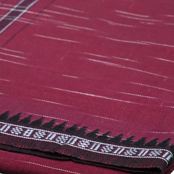 Cotton_Men'S_Single_Dhoti_With_Border-2Mtrs