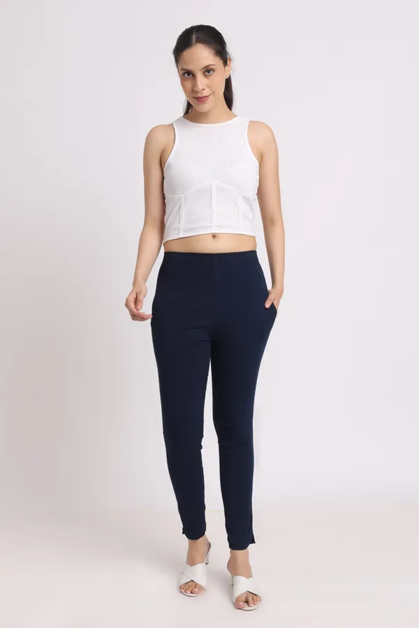 Dark_Blue_Rayon_Chudhidar_Pant_For_Women