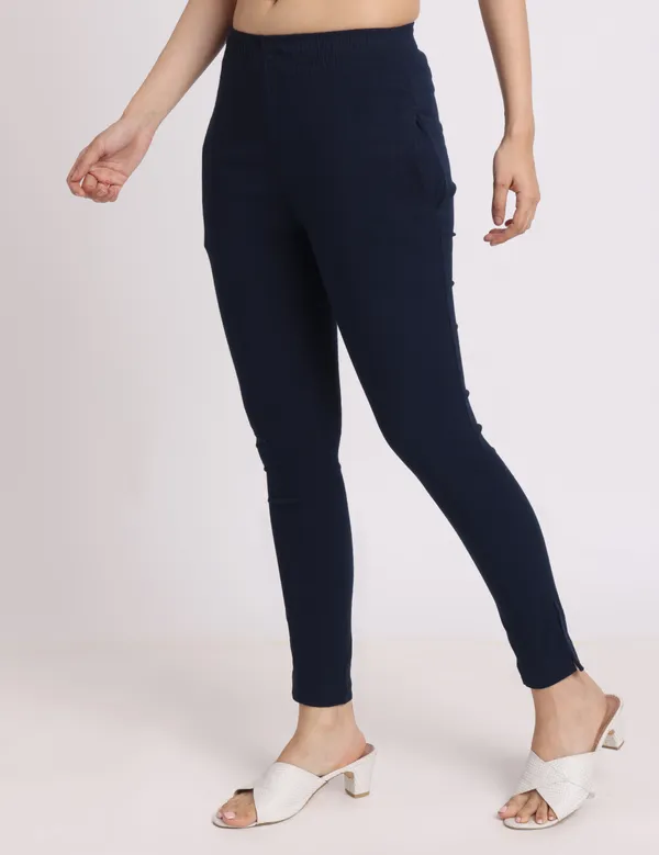 Dark_Blue_Rayon_Chudhidar_Pant_For_Women