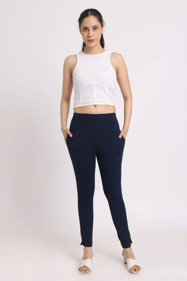 Dark_Blue_Rayon_Chudhidar_Pant_For_Women