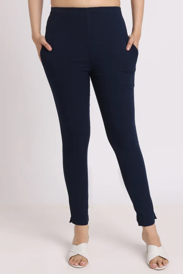 Dark_Blue_Rayon_Chudhidar_Pant_For_Women