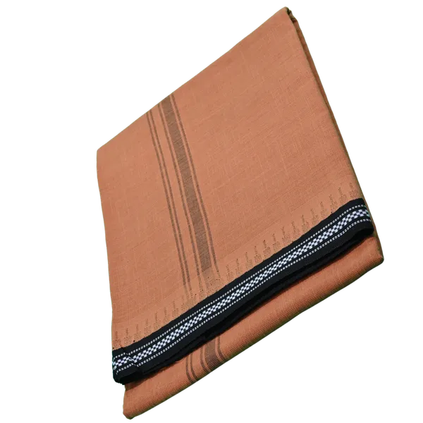 Cotton_Men'S_Single_Dhoti_With_Border-2Mtrs