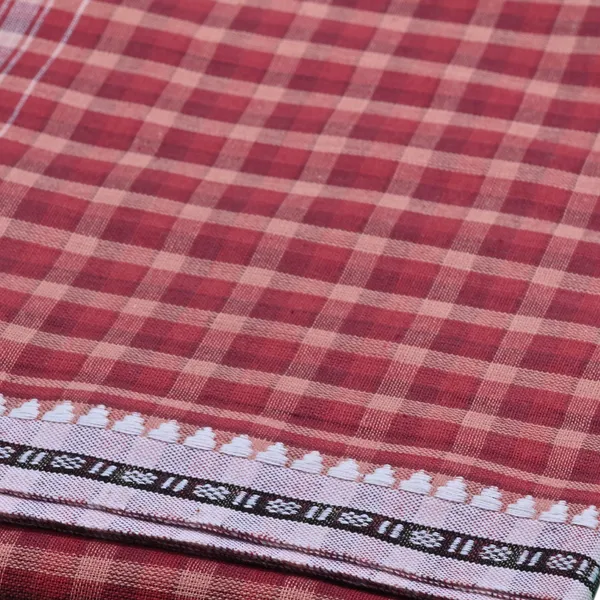 Cotton_Men'S_Single_Dhoti_With_Border-2Mtrs