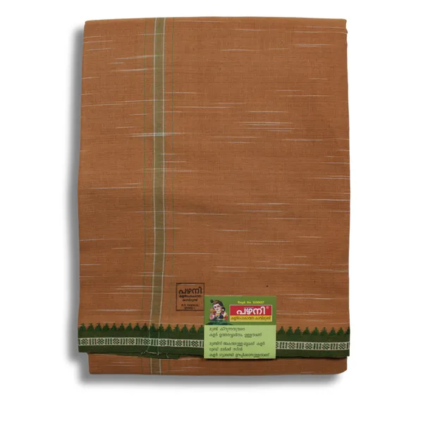 Cotton_Men'S_Single_Dhoti_With_Border-2Mtrs