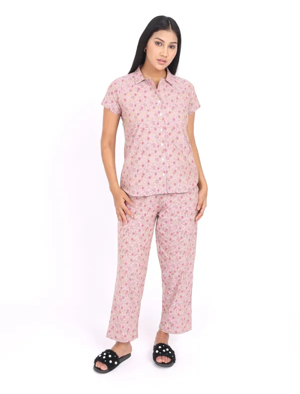 Pink_Pure_Cotton_Ladies_Night_Dress_For_Adult