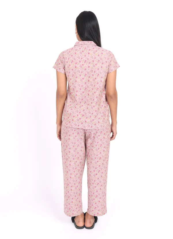 Pink_Pure_Cotton_Ladies_Night_Dress_For_Adult