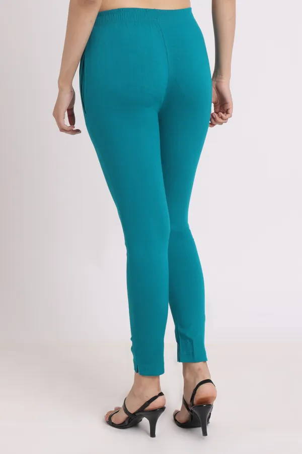 Blue_Rayon_Chudhidar_Pant_For_Women