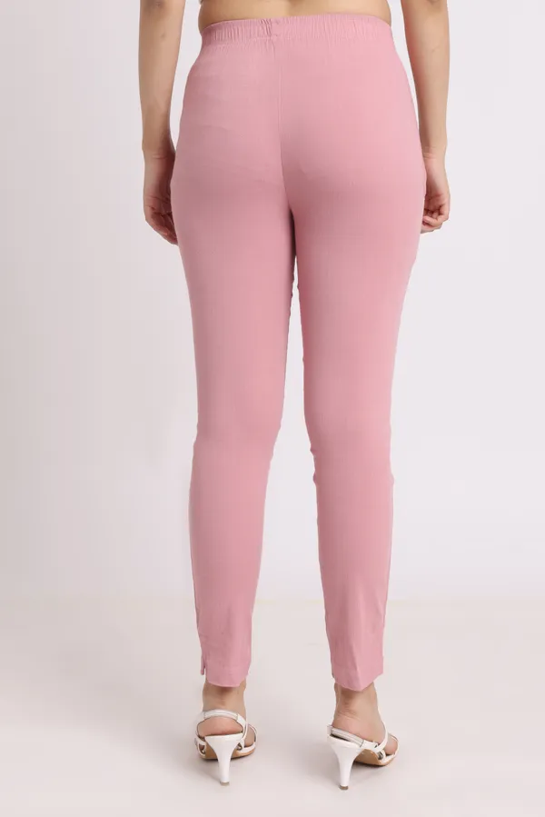 Light_Pink_Rayon_Chudhidar_Pant_For_Women
