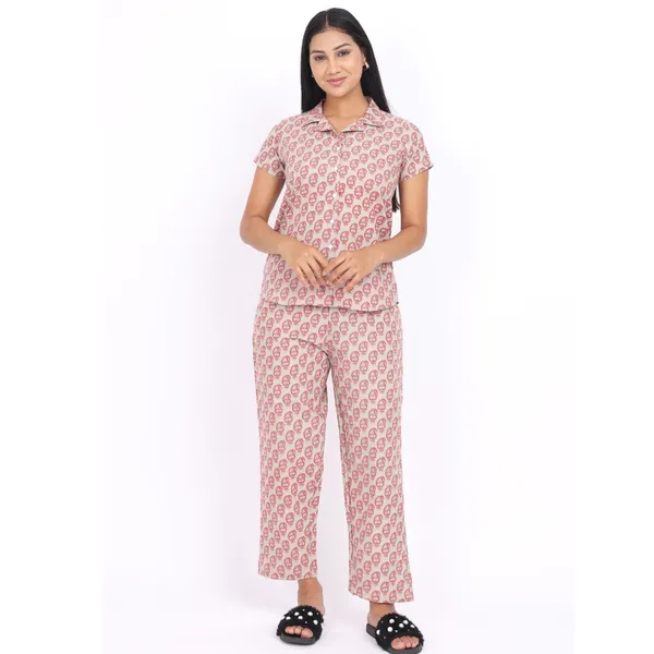 Pink_Pure_Cotton_Ladies_Night_Dress_For_Adult