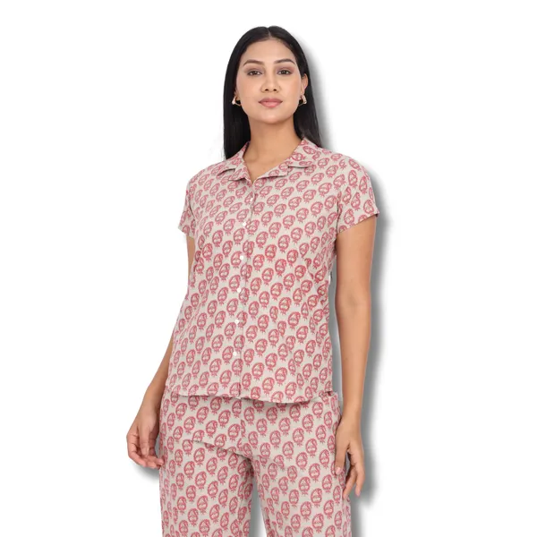 Pink_Pure_Cotton_Ladies_Night_Dress_For_Adult