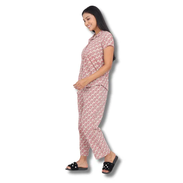 Pink_Pure_Cotton_Ladies_Night_Dress_For_Adult