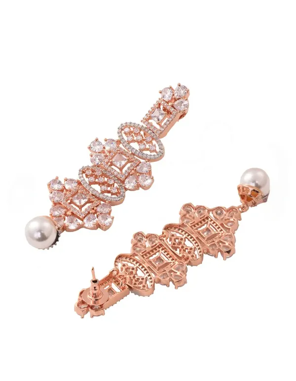 Rose_Gold_And_Studded_Handcrafted_Choker_Jewellery_Set