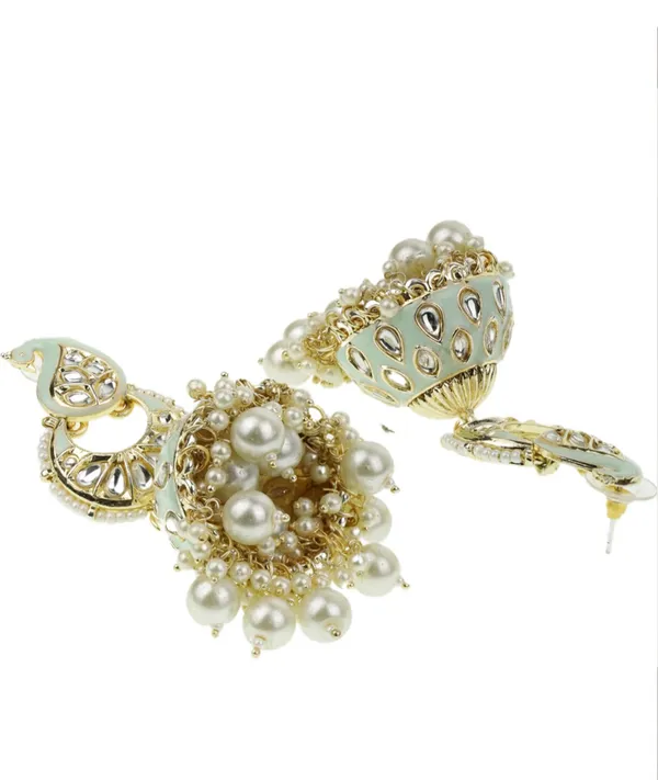 Gold_&_Blue_Contemporary_Jhumkas