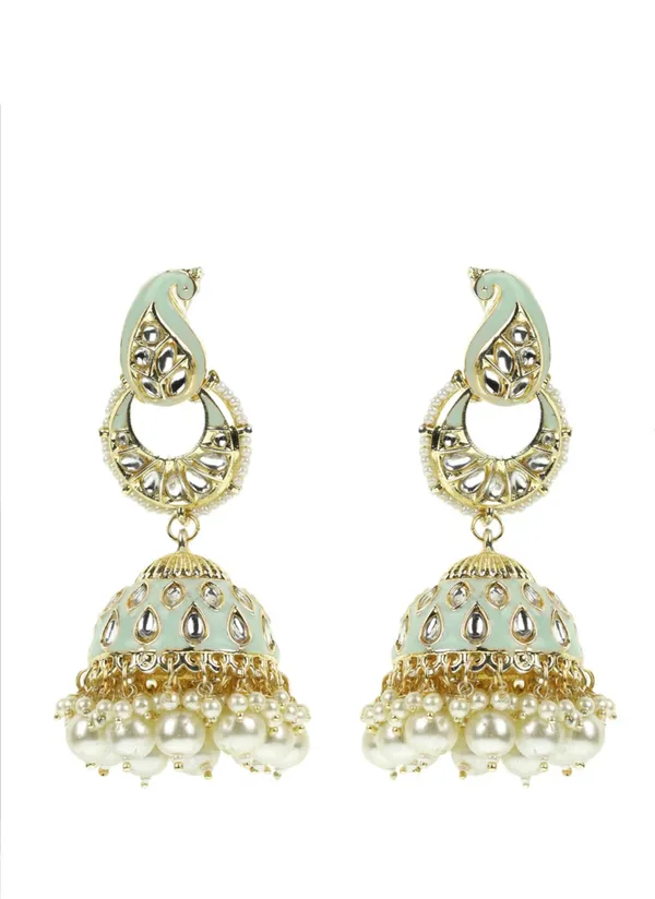 Gold_&_Blue_Contemporary_Jhumkas