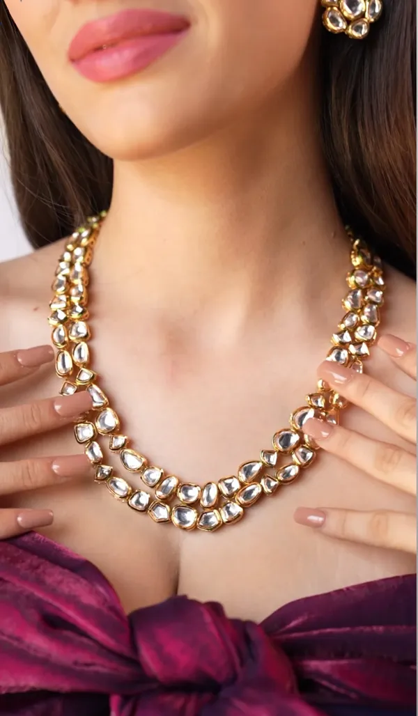 White_&_Gold_Binnis_Wardrobe_Vidhira_Layered_Kundan_Stone_Necklace_Set