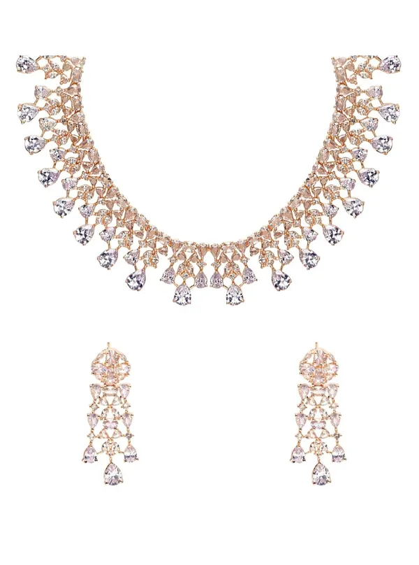 Rose_Gold_And-Studded_Jewellery_Set