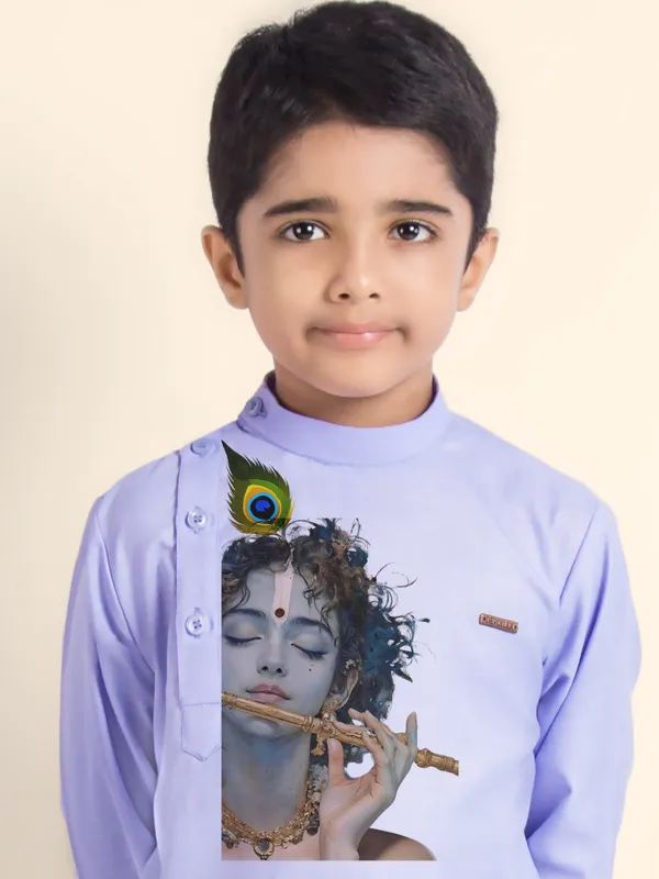 Blue_Cotton_Kurta_Pyjama_With_Lord_Krishna_Print_For_Boy