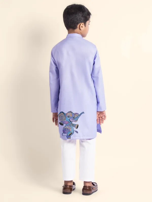 Purple_Printed_Kurta_With_Pyjama_For_Boy