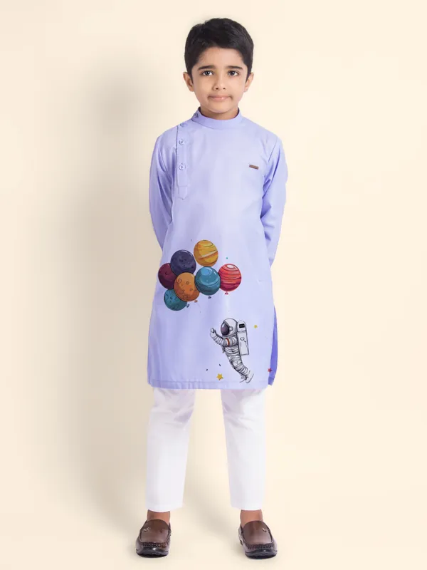 Purple_Printed_Kurta_With_Pyjama_For_Boy