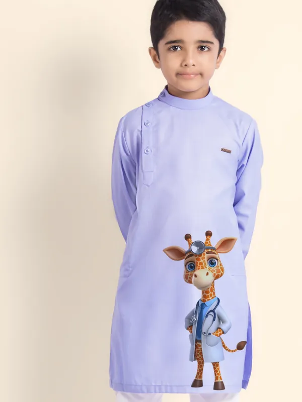 Purple_Printed_Kurta_With_Pyjama_For_Boy