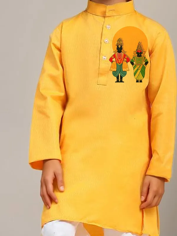 Yellow_Printed_Kurta_With_Pyjama_Set_For_Boy