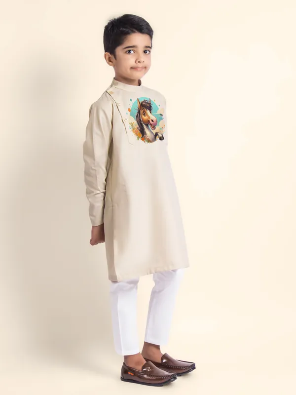 Boys_CottonCotton_Pink_Kurta
