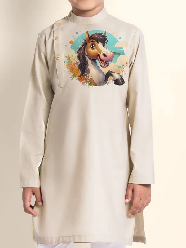 Boys_CottonCotton_Pink_Kurta