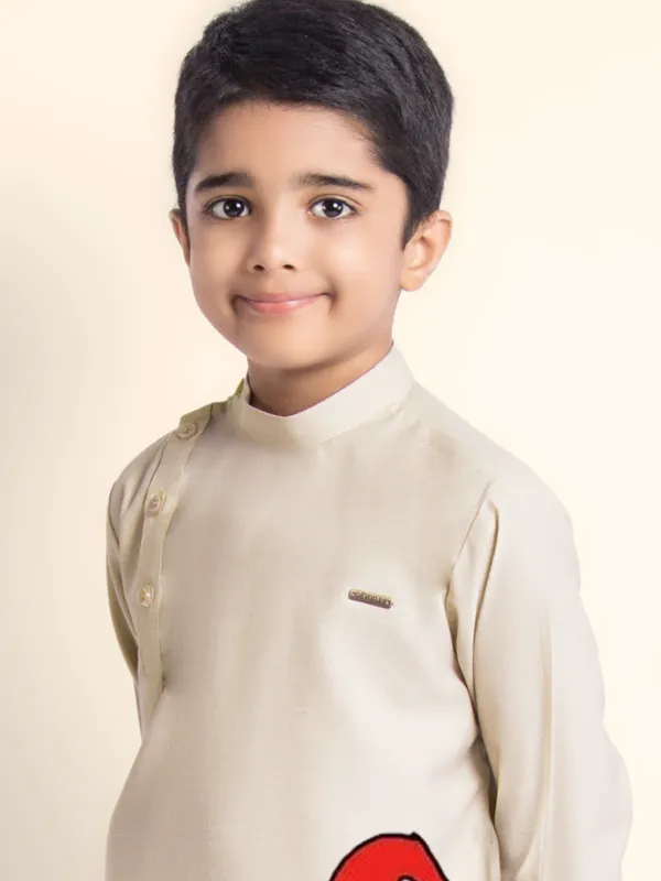 Boys_CottonPrinted_Pink_Kurta