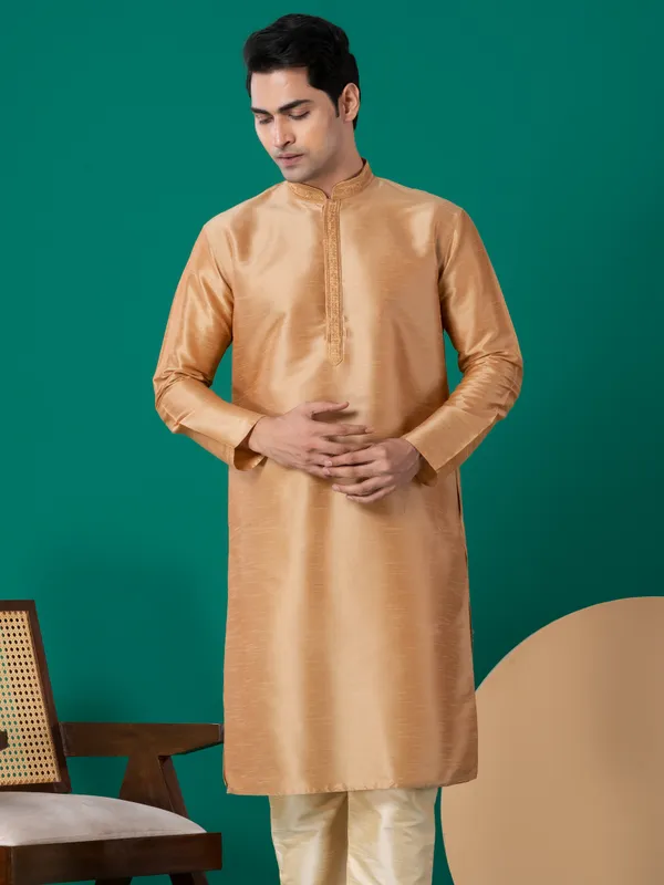 Men_Woven_Gold_Kurta