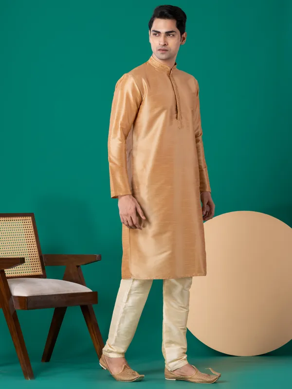 Men_Woven_Gold_Kurta