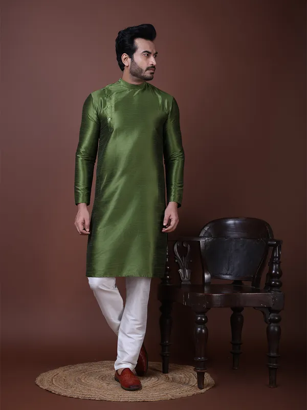 Men_Green_Kurta
