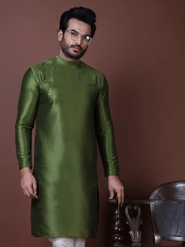 Men_Green_Kurta