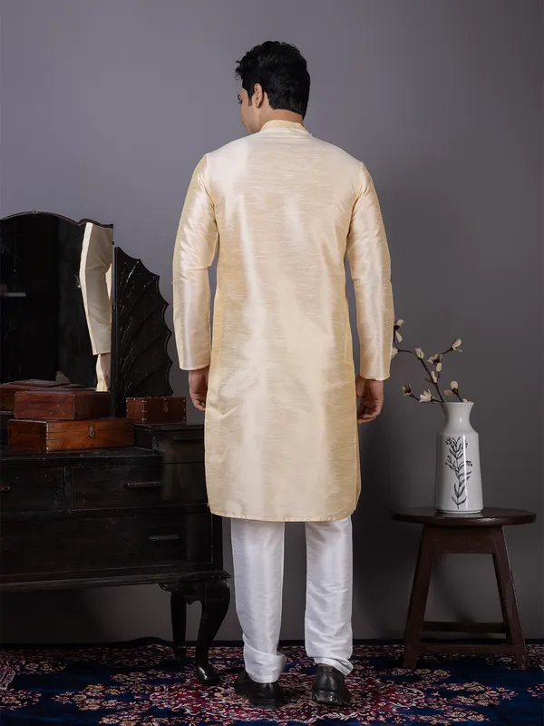 Men_Beige_Kurta