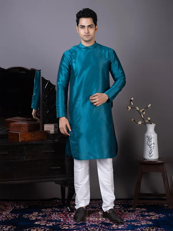 Men_Blue_Kurta