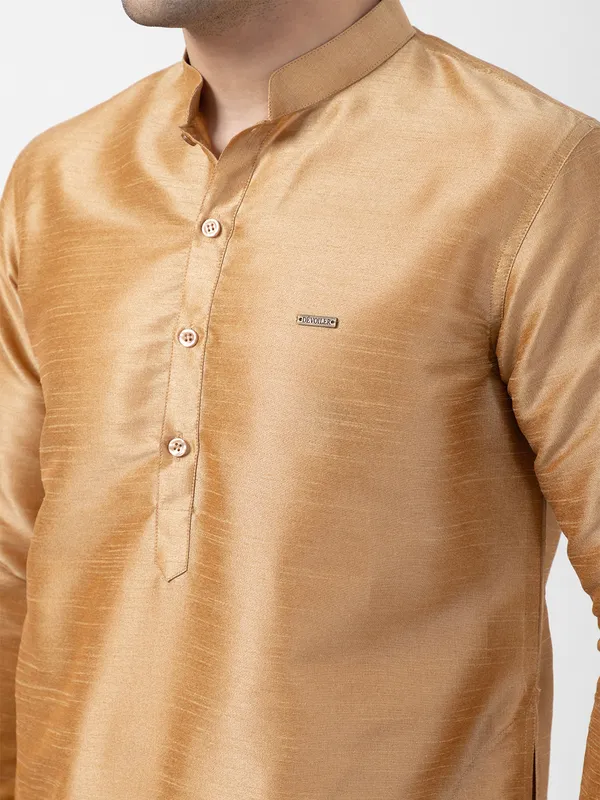Men_Silk_Brown_Kurta