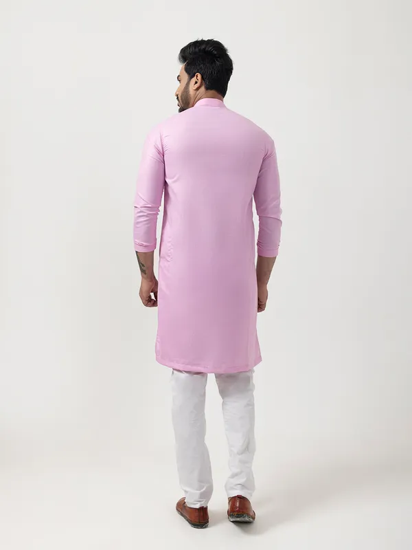 Men_Printed_Pink_Kurta