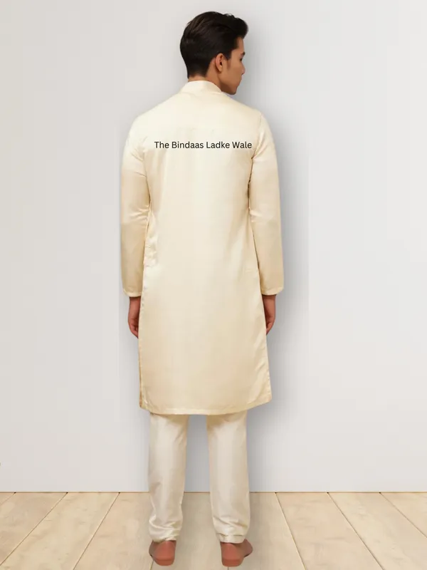 Men_Printed_Beige_Kurta