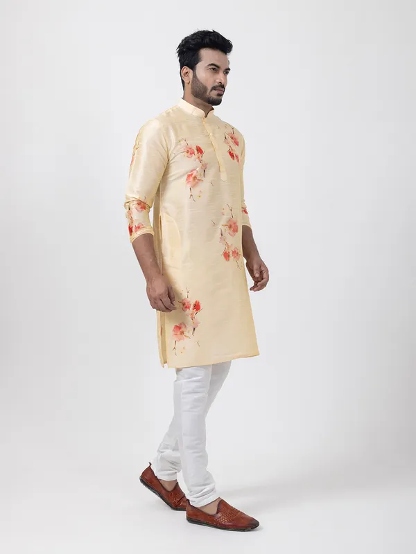 Men_Printed_Gold_Kurta