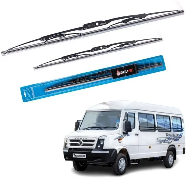 Wheelyfine_Metal_Wiper_Blade_Windshield_Wiper_(Passenger_And_Driver_Side_Wipers,_Pack_of:_2)_Force_Tempo_Traveller_(1987_Onwards)_Dr_20"/Pa_20"