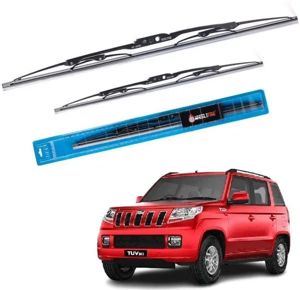 Wheelyfine_Metal_Wiper_Blade_Windshield_Wiper_(Driver_Side_or_Passenger_Side)_Mahindra_Tuv_300_(2015_Onwards)_Dr_20"/Pa_19"