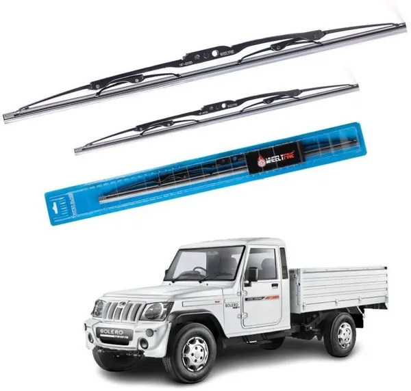 Wheelyfine_Metal_Wiper_Blade_Windshield_Wiper_(Driver_Side_or_Passenger_Side)_Mahindra_Maxx_Pickup/Maxx_(1998_Onwards)_Dr_16"/Pa_16"